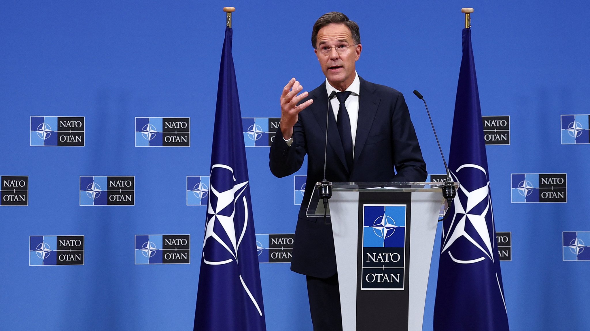 Der neue Nato-Generalsekretär Mark Rutte am 01.10.24