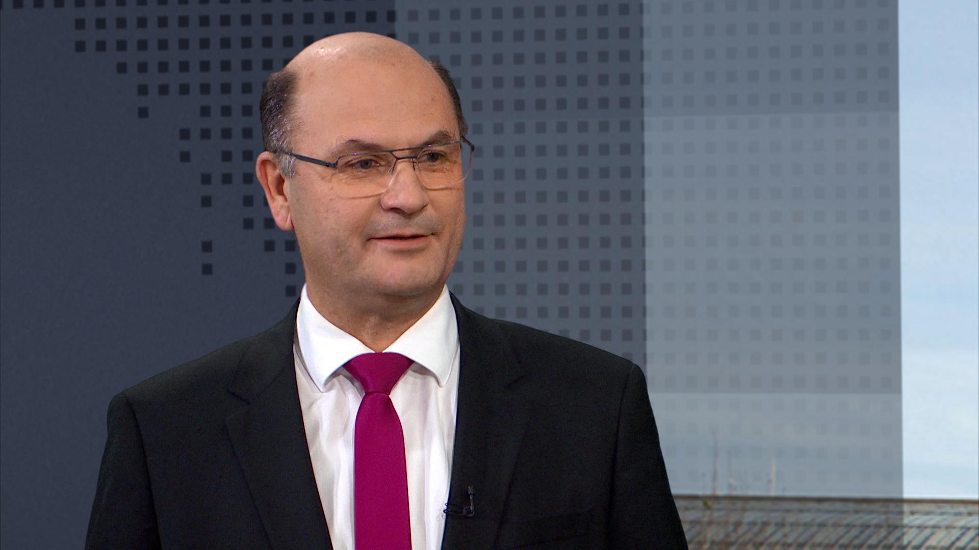 Finanzminister Füracker zur Haushaltsklausur