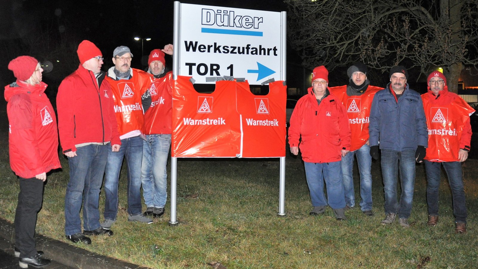 IG-Metall-Warnstreiks: Düker und Linde in Unterfranken betroffen
