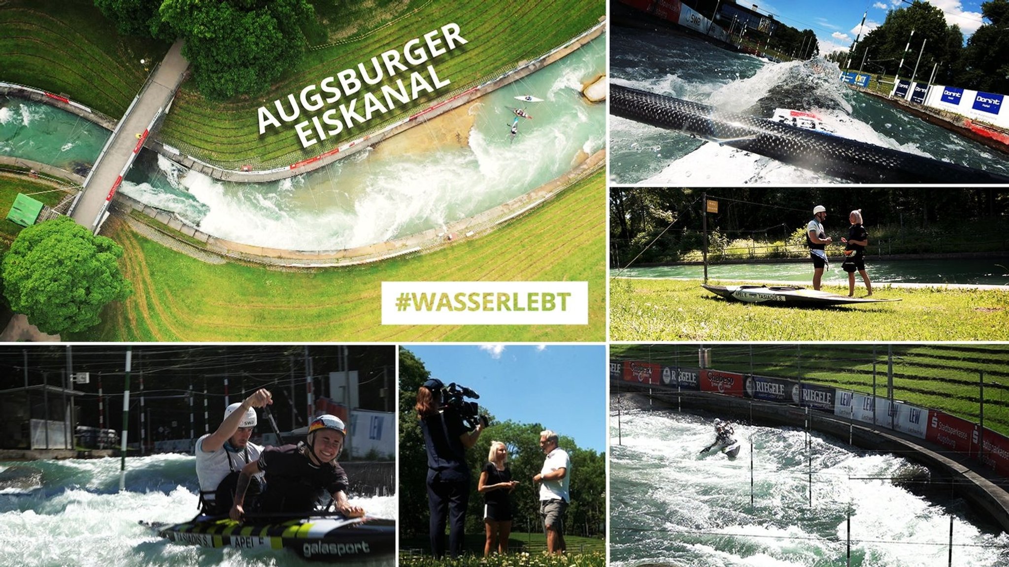 Der Eiskanal war 1972 die erste künstliche Wildwasserstrecke der Welt, hier wurde Kanuslalom olympisch - und vielleicht gehört er bald zum UNESCO-Welterbe. BR-Reporterin Anna Klein muss deshalb wortwörtlich ins kalte Wasser.