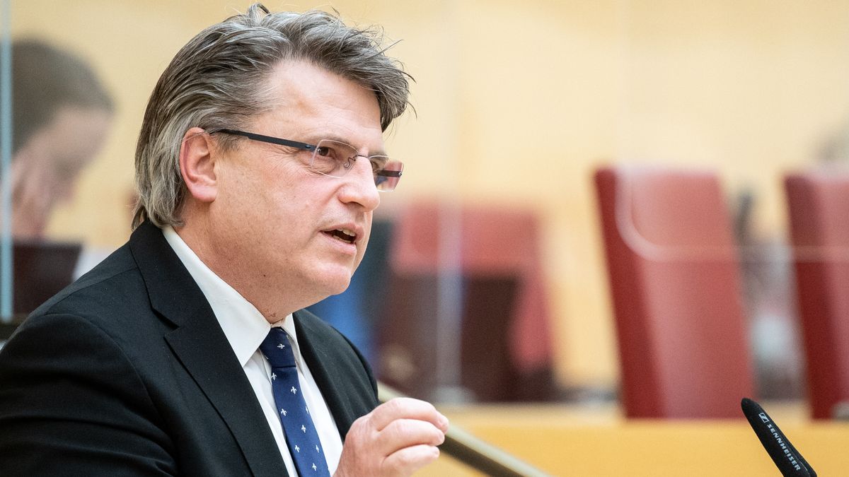 Winfried Bausback (CSU) im Landtag