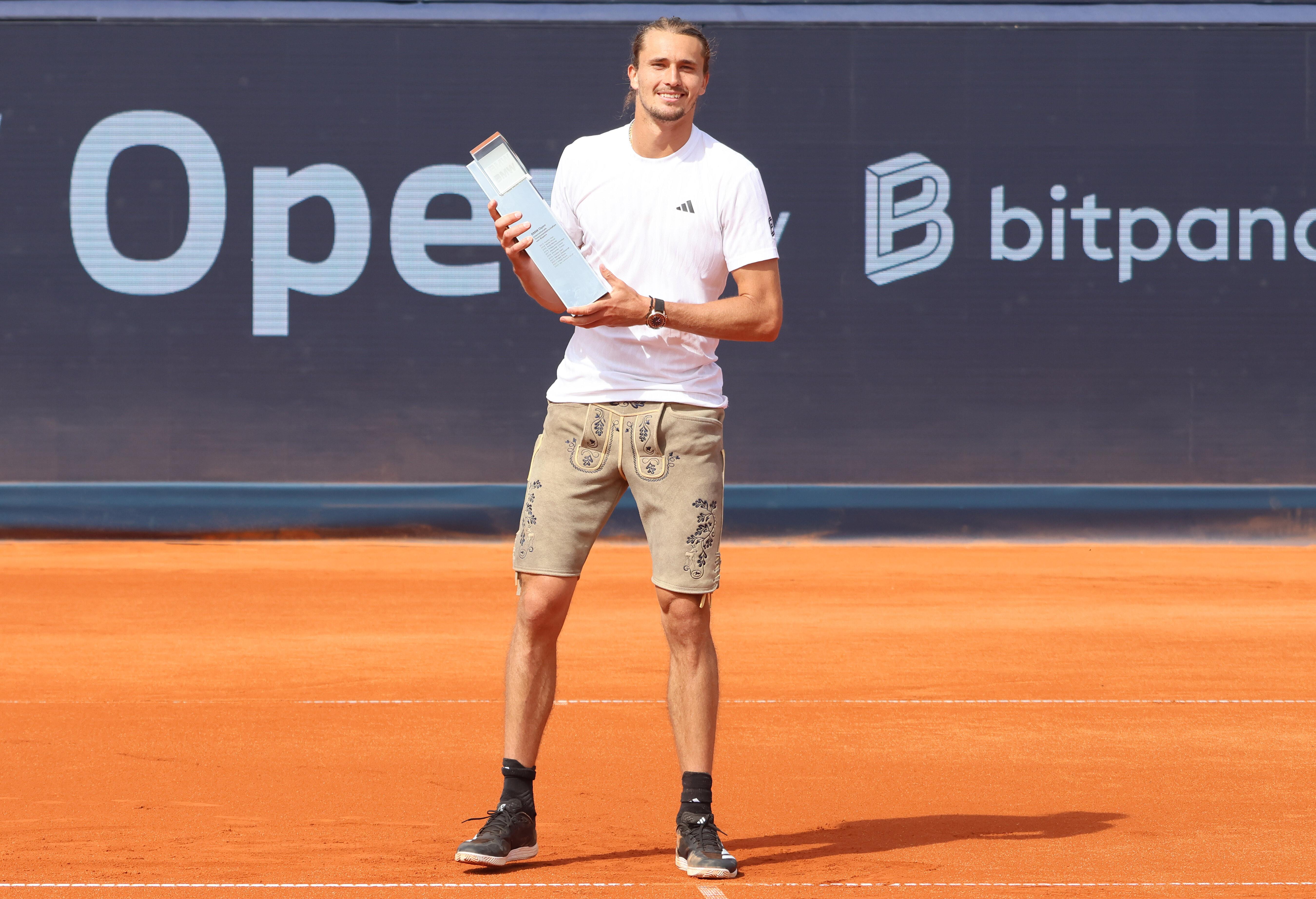 Alexander Zverev beim ATP-Turnier in München