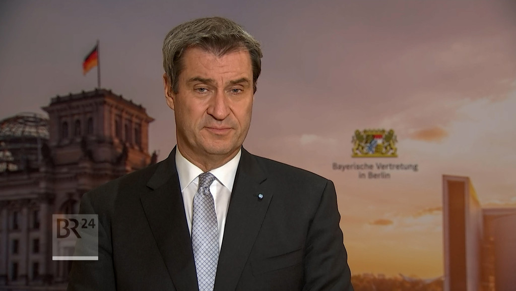 02.11.22: BR24-Interview mit Bayerns Ministerpräsident Söder nach dem Bund-Länder-Treffen | Bild: BR 02.11.22: BR24-Interview mit Bayerns Ministerpräsident Söder nach dem Bund-Länder-Treffen