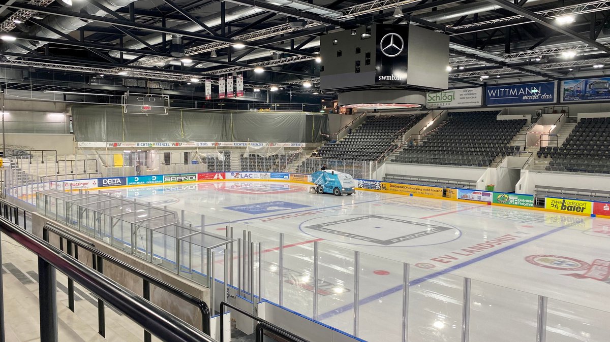 Das neue Eisstadion in Landshut