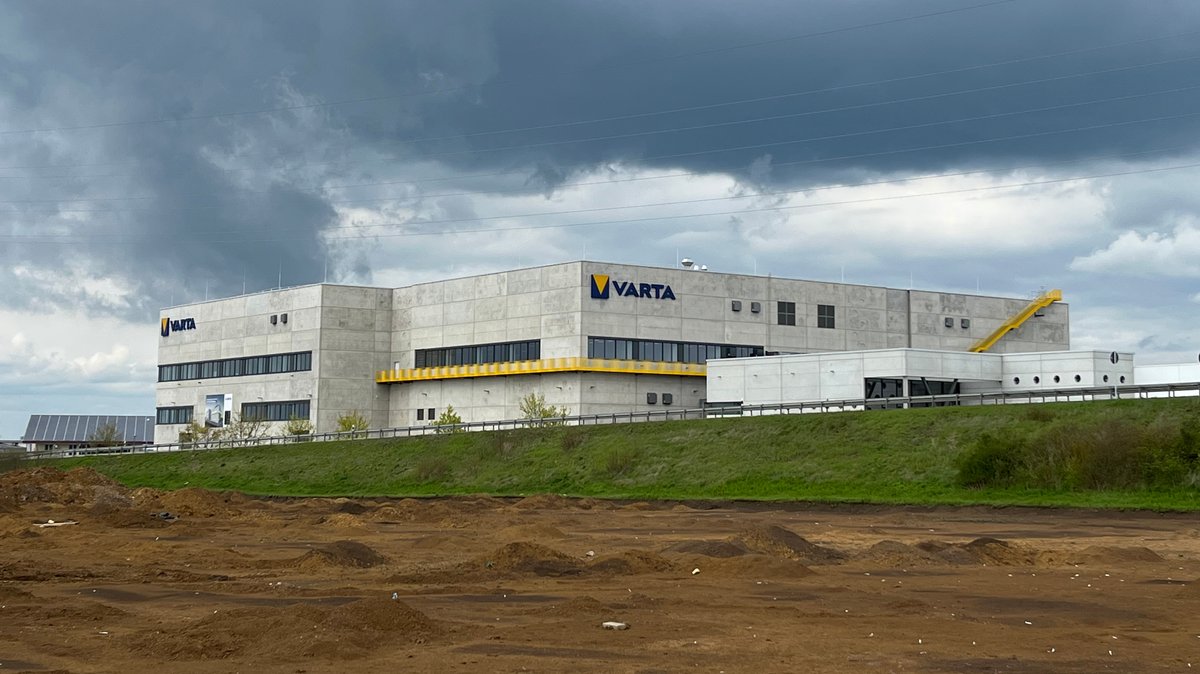 Gebäude des Batterieherstellers Varta