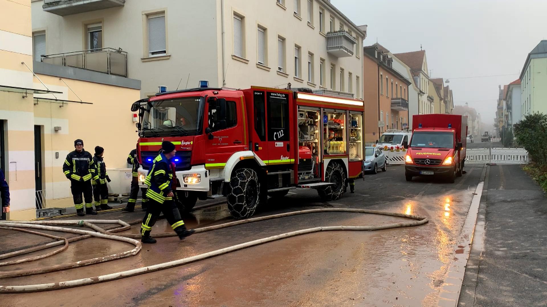 In Bad Kissingen ist am frühen Montagmorgen das Rohr einer Hauptwasserleitung in der Innenstadt geplatzt.