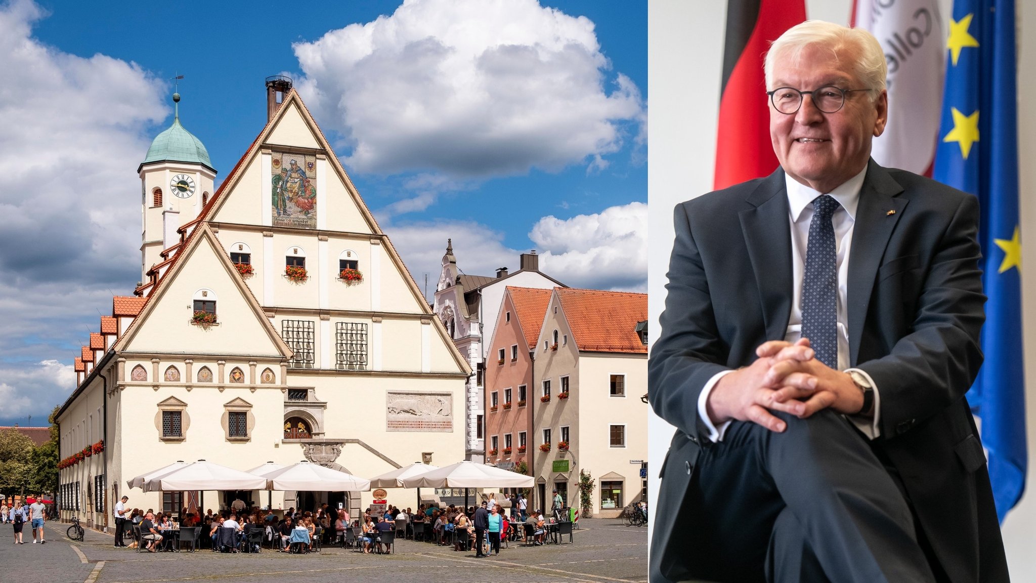 Das Alte Rathaus in Weiden, Bundespräsident Steinmeier