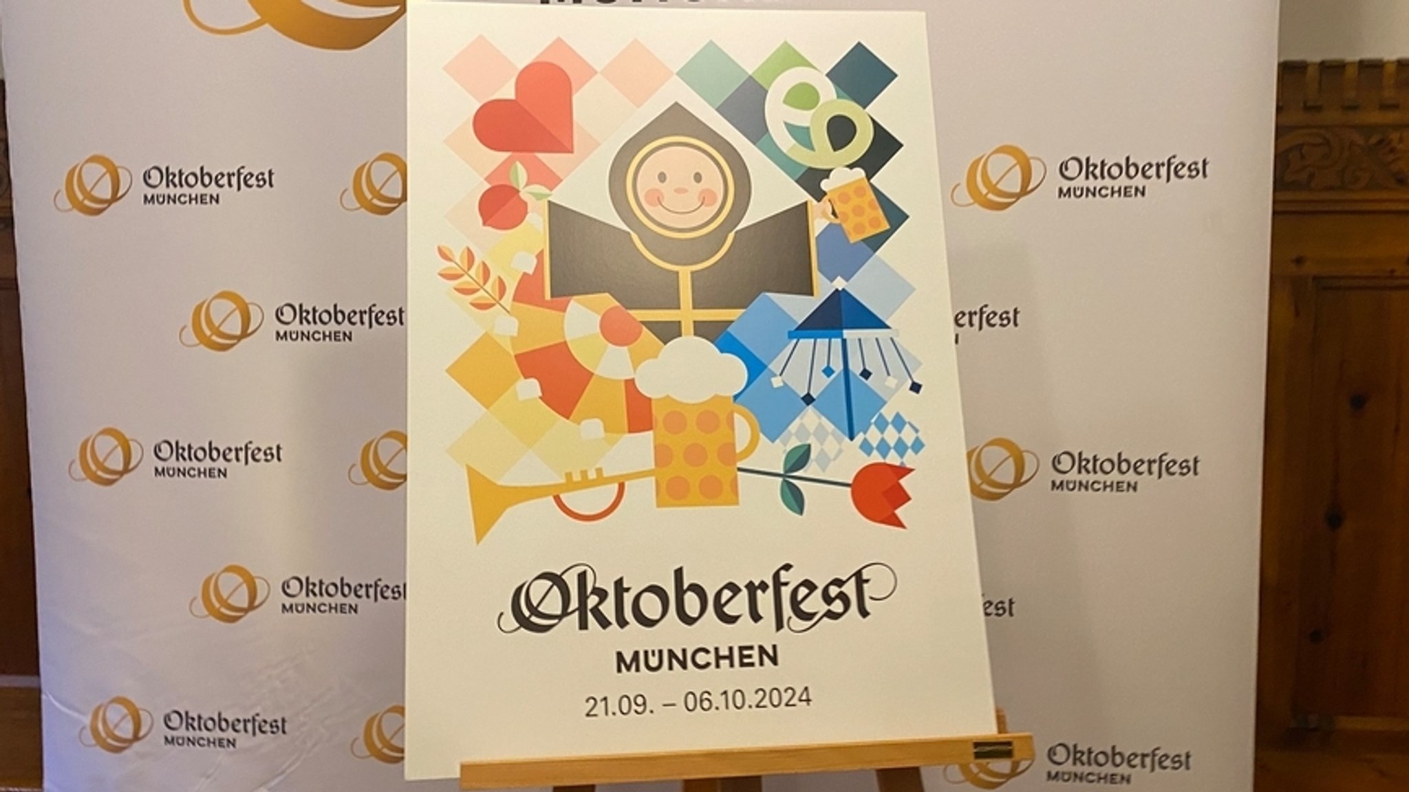 Oktoberfest-Motiv für das Wiesnplakat 2024 