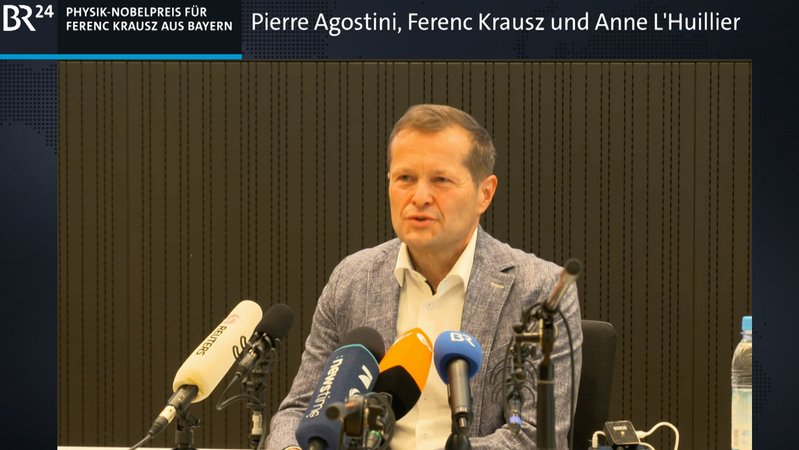 BR24live-Video: Das sagt Ferenc Krausz zum Nobelpreis