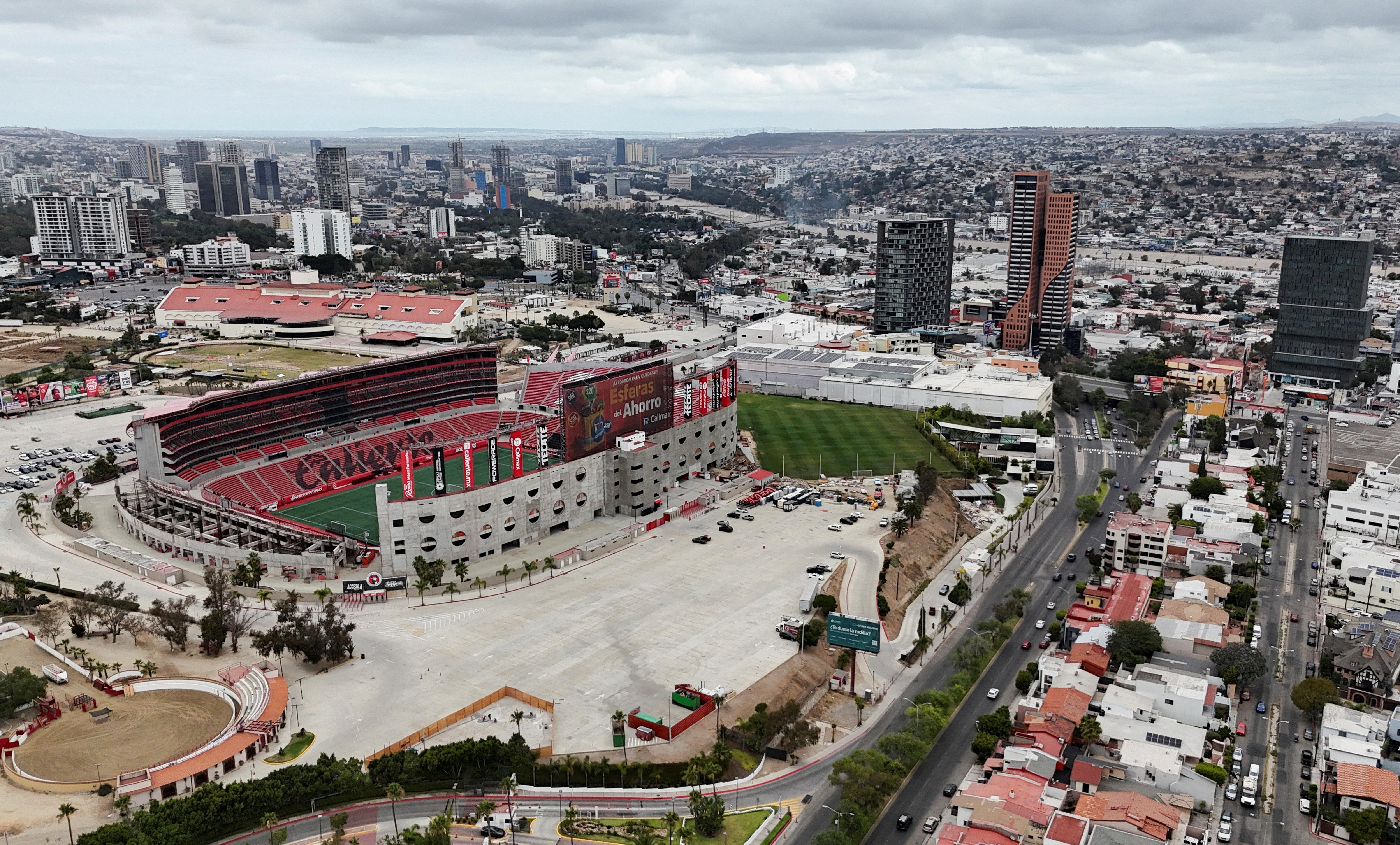 Iranischer Trainingsort in der der mexikanischen Grenzstadt Tijuana