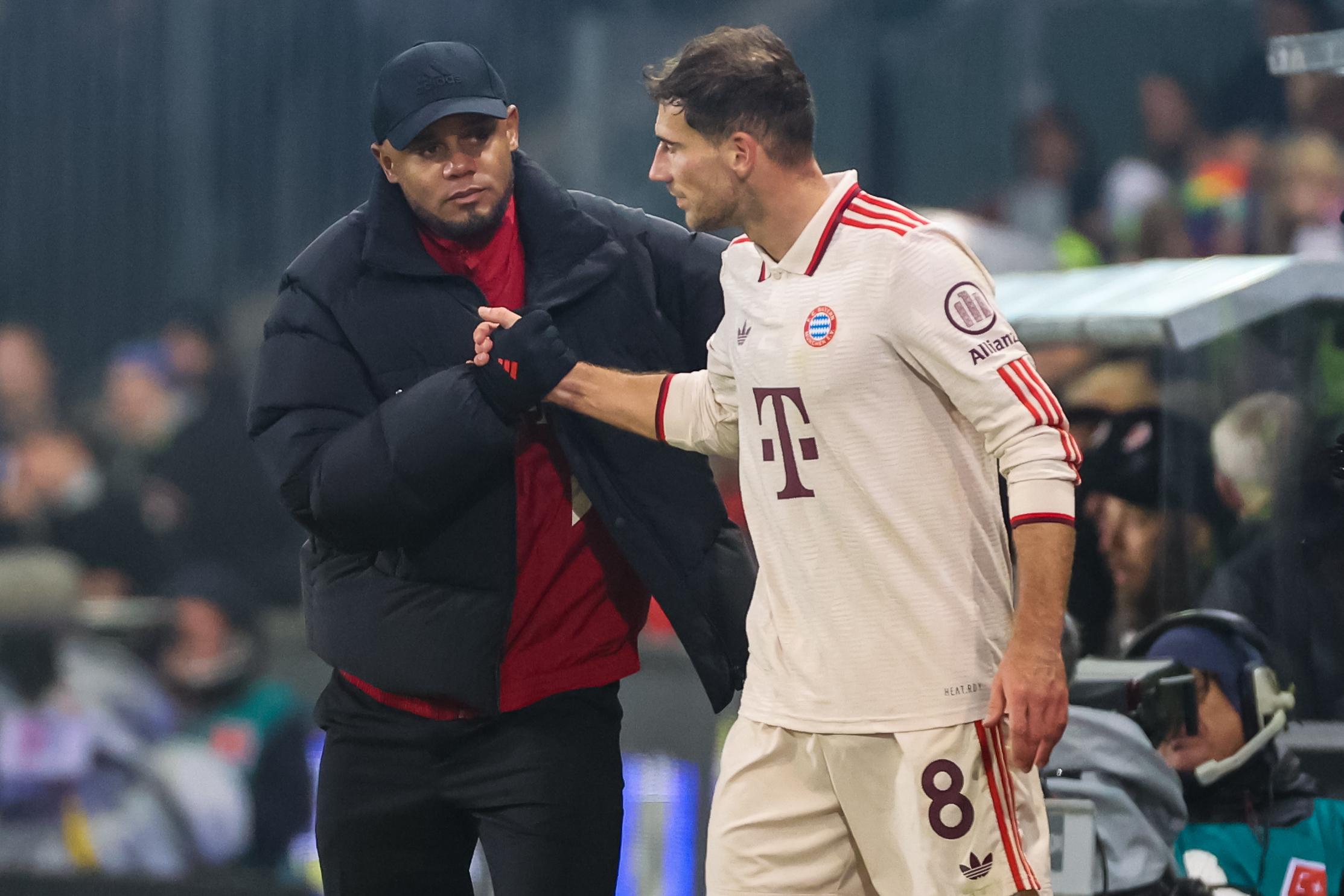 Vincent Kompany und Leon Goretzka 