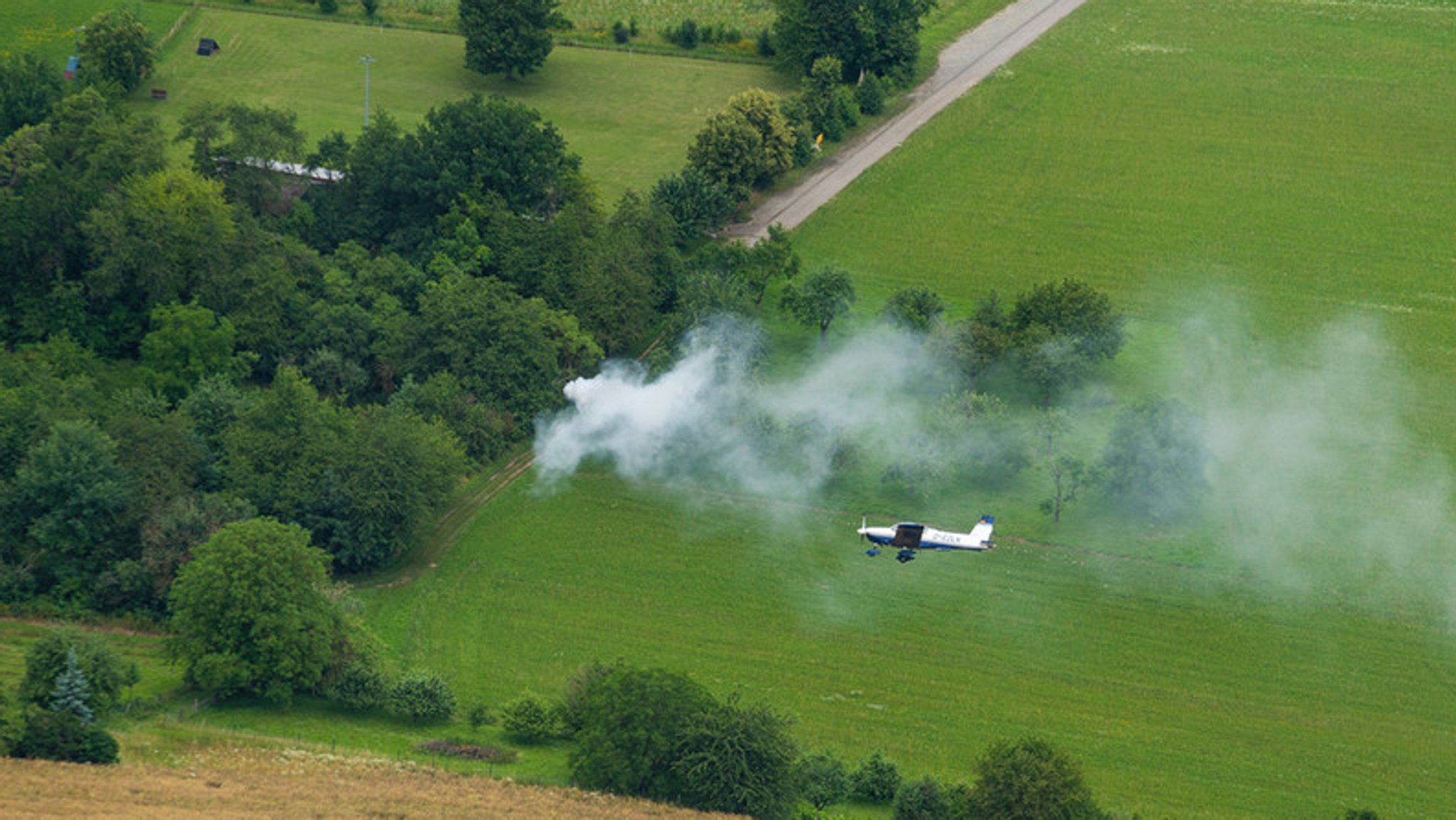 Hohe Waldbrandgefahr: Luftbeobachtung in Mittelfranken