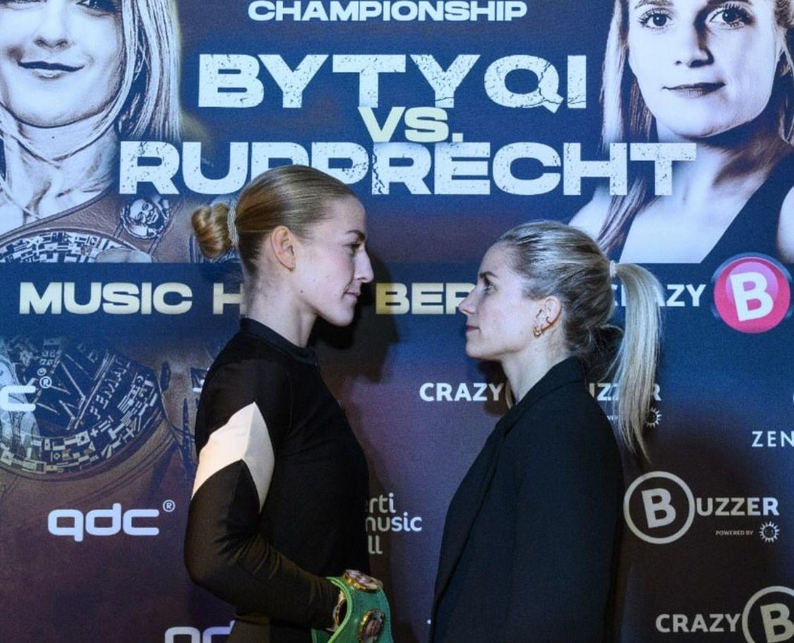 Gegnerinnen am Samstag: Fabiana Bytiqi (l.) und Tina Rupprecht