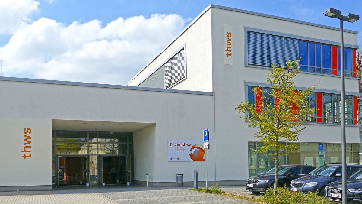 Das Center für Robotik an seinem vorübergehenden Standort am Campus Konrad Geiger in Schweinfurt.