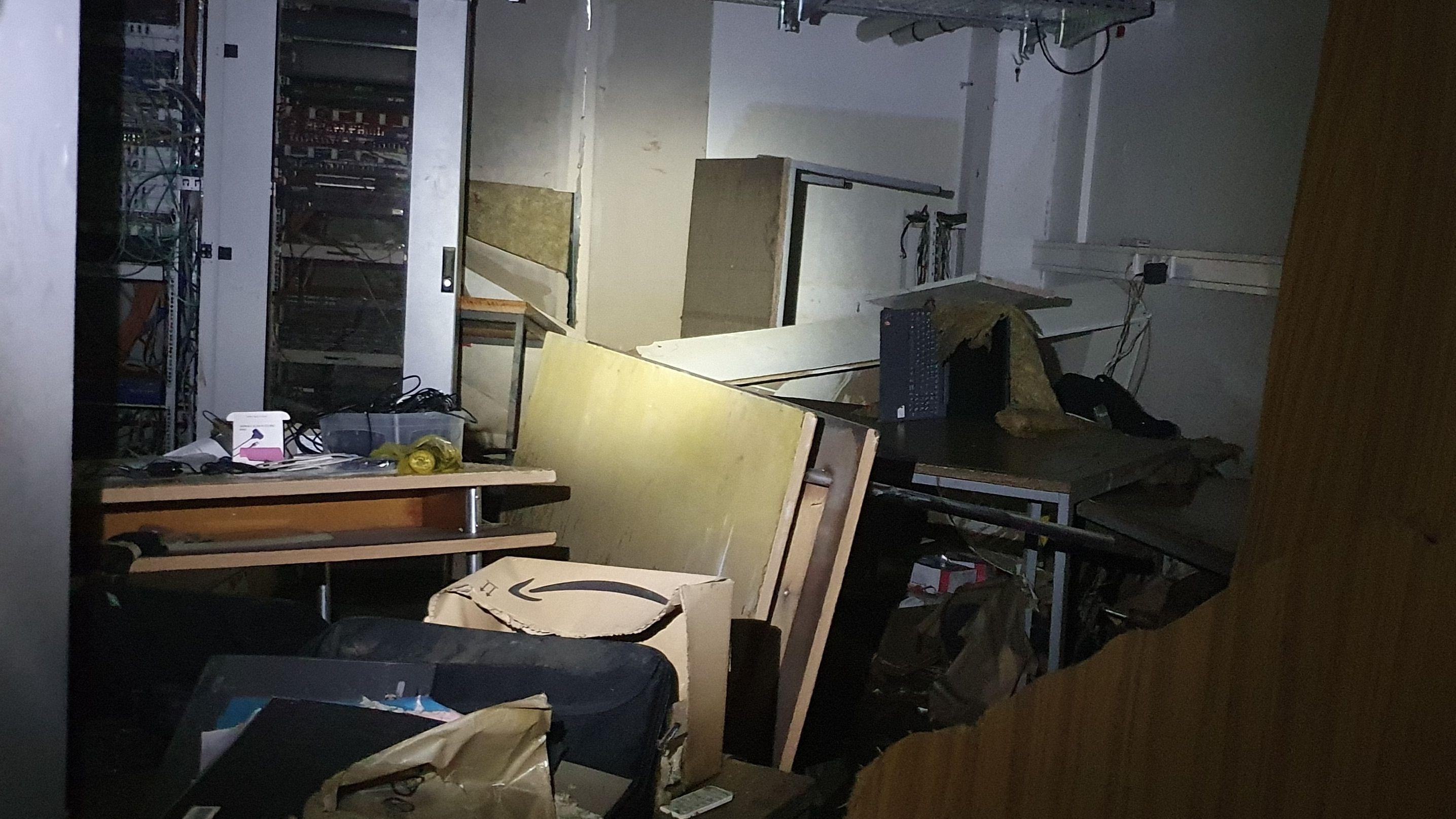 Chaos im Serverraum in der Allershausener Schule