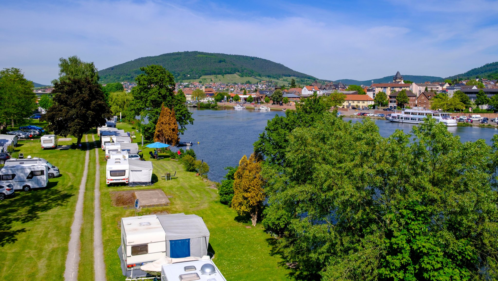 Campingplatz Mainwiese, Miltenberg, Unterfranken