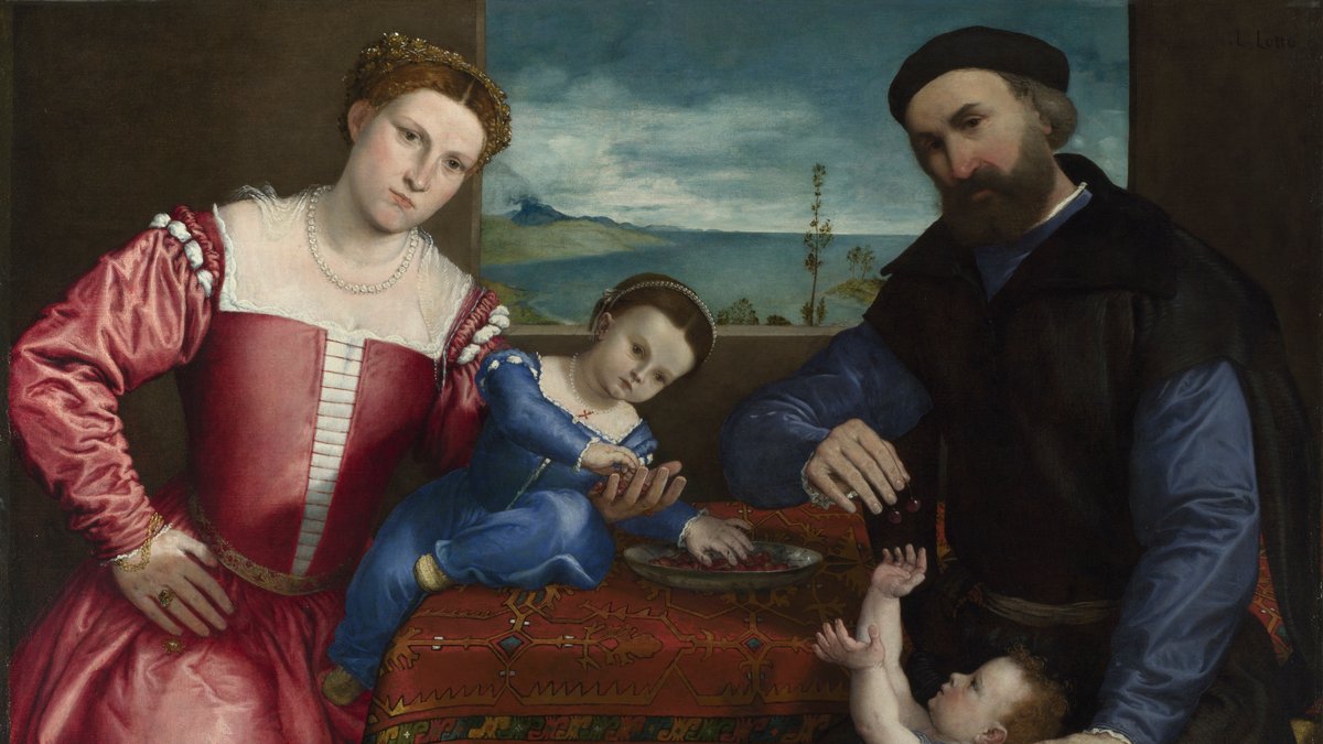 Gemälde von Lorenzo Lotto in der Ausstellung "Venezia 500"