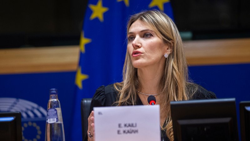 Die verhaftete Parlaments-Vizepräsidentin Eva Kaili