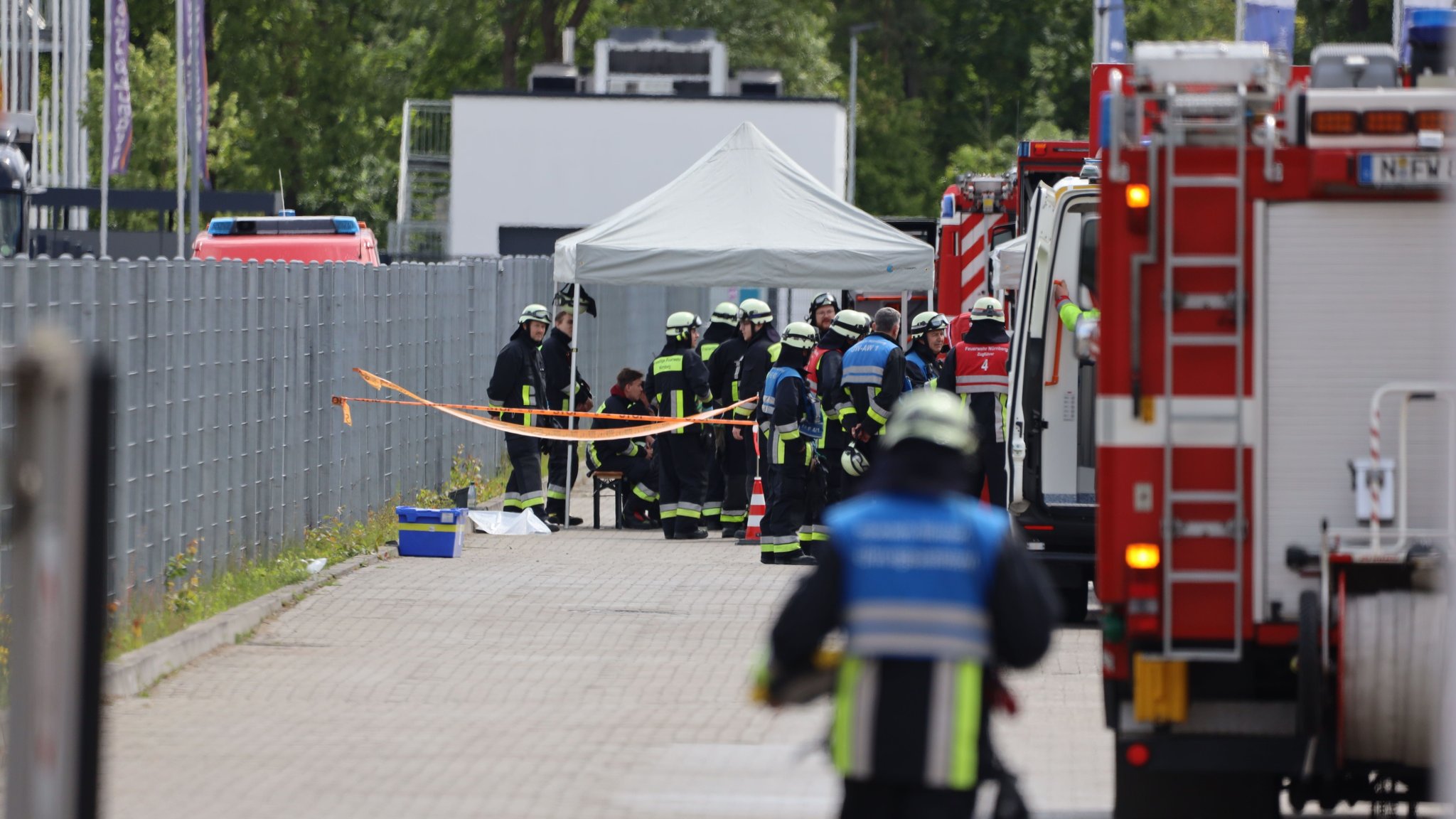 Chemieunfall in Nürnberg: Ein Toter und viele Verletzte
