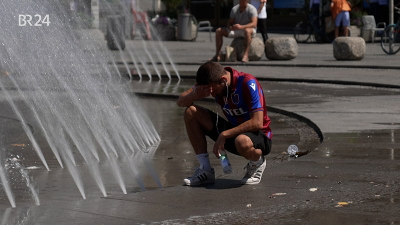 Hitzewarnung für Teile Bayerns | Bild: BR 2025 Hitzewarnung für Teile Bayerns