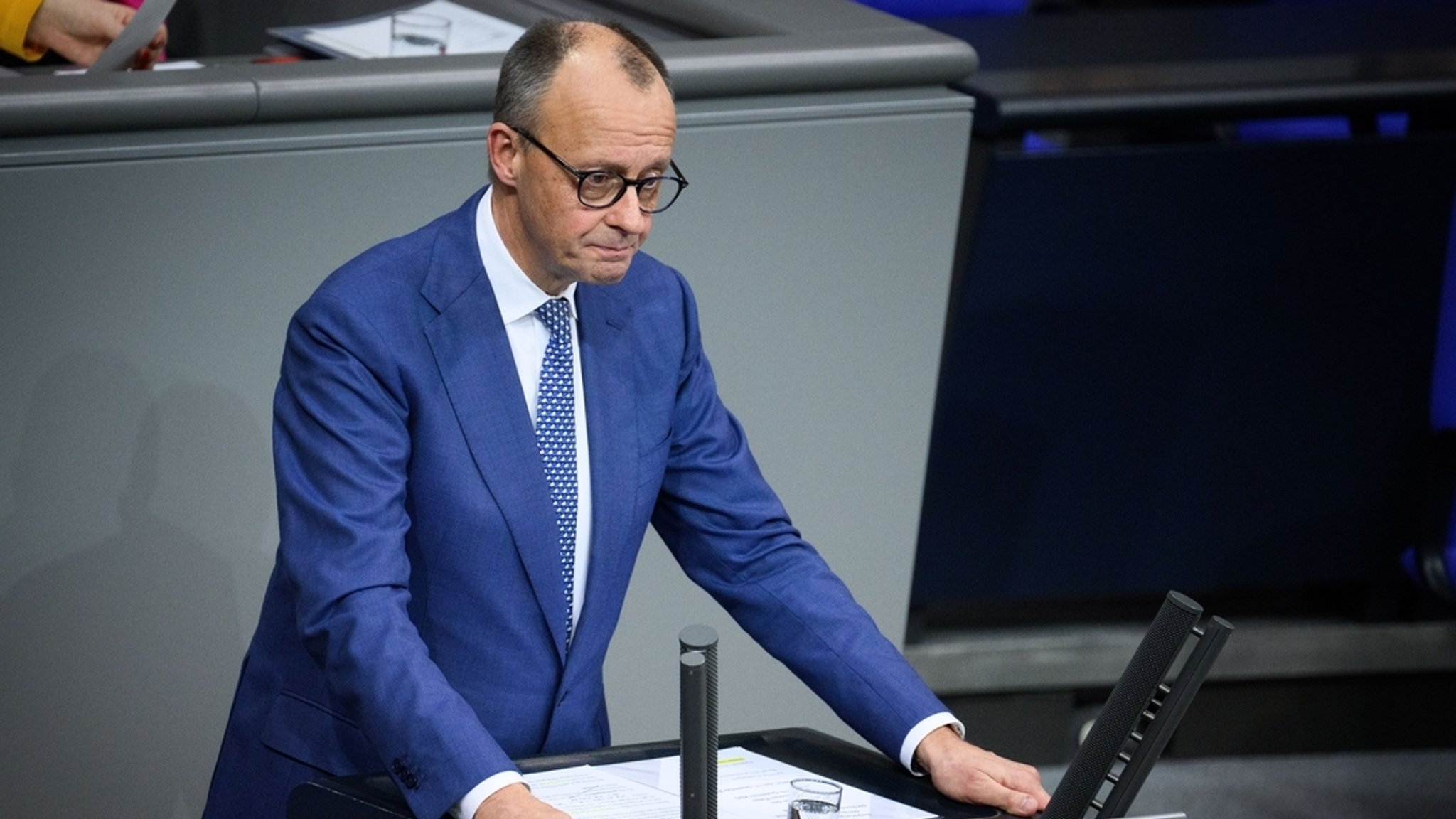 Bundeskanzler Friedrich Merz (17.12.2025) | Bild: dpa-Bildfunk/Bernd von Jutrczenka Bundeskanzler Friedrich Merz (17.12.2025)