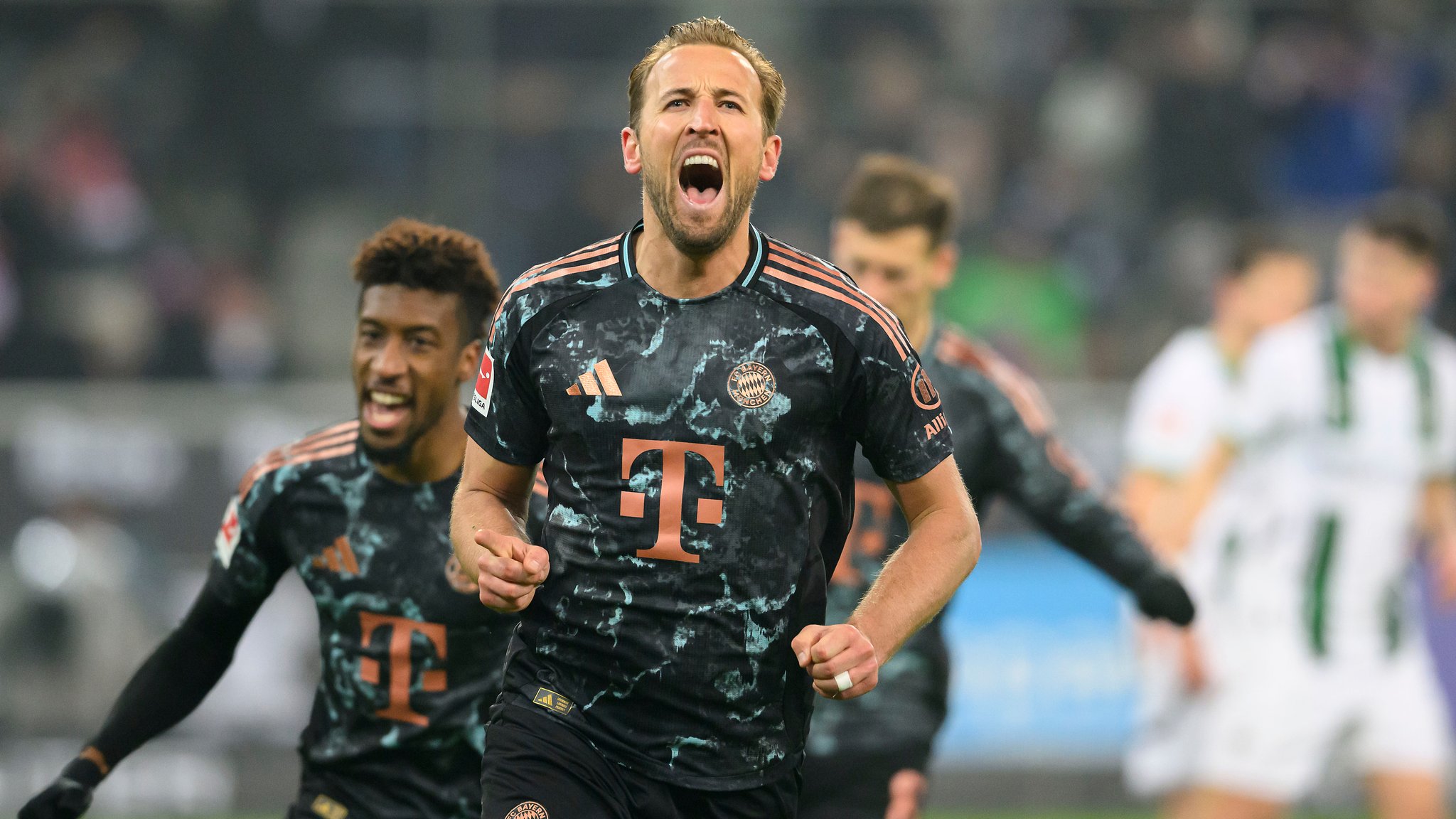 Harry Kane jubelt nach seinem verwandelten Elfmeter