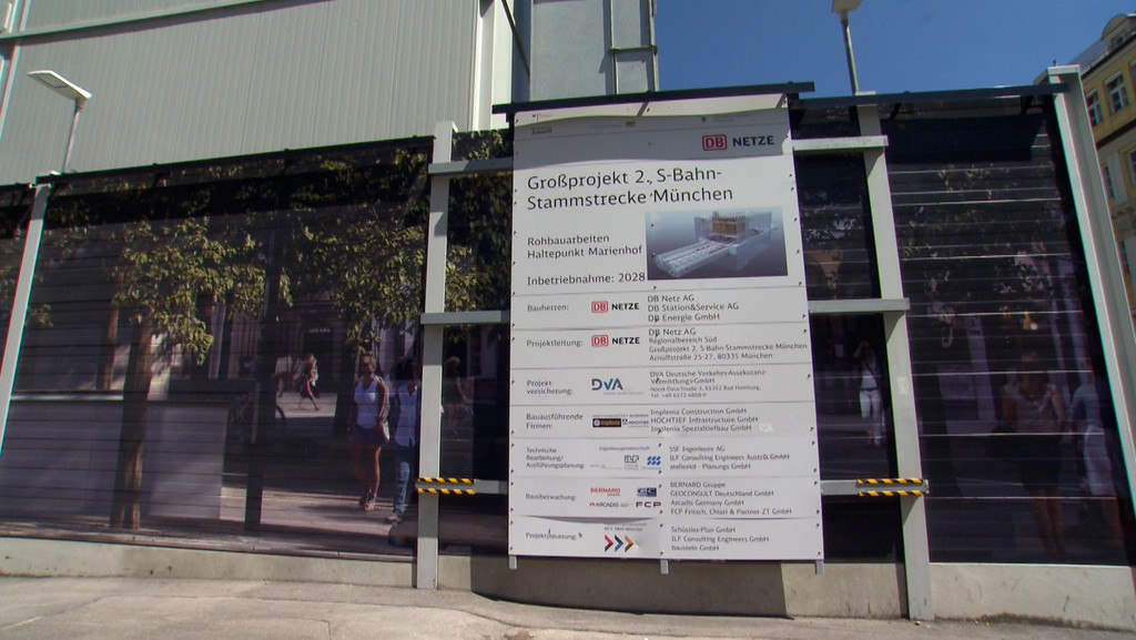 Zweite Stammstrecke: Baustelle am Marienhof | Bild: BR / Sandra Demmelhuber Zweite Stammstrecke: Baustelle am Marienhof