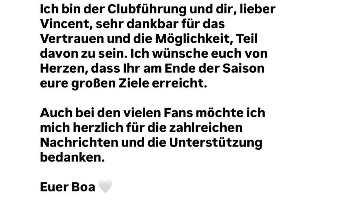 Boateng-Nachricht auf Instagram/2