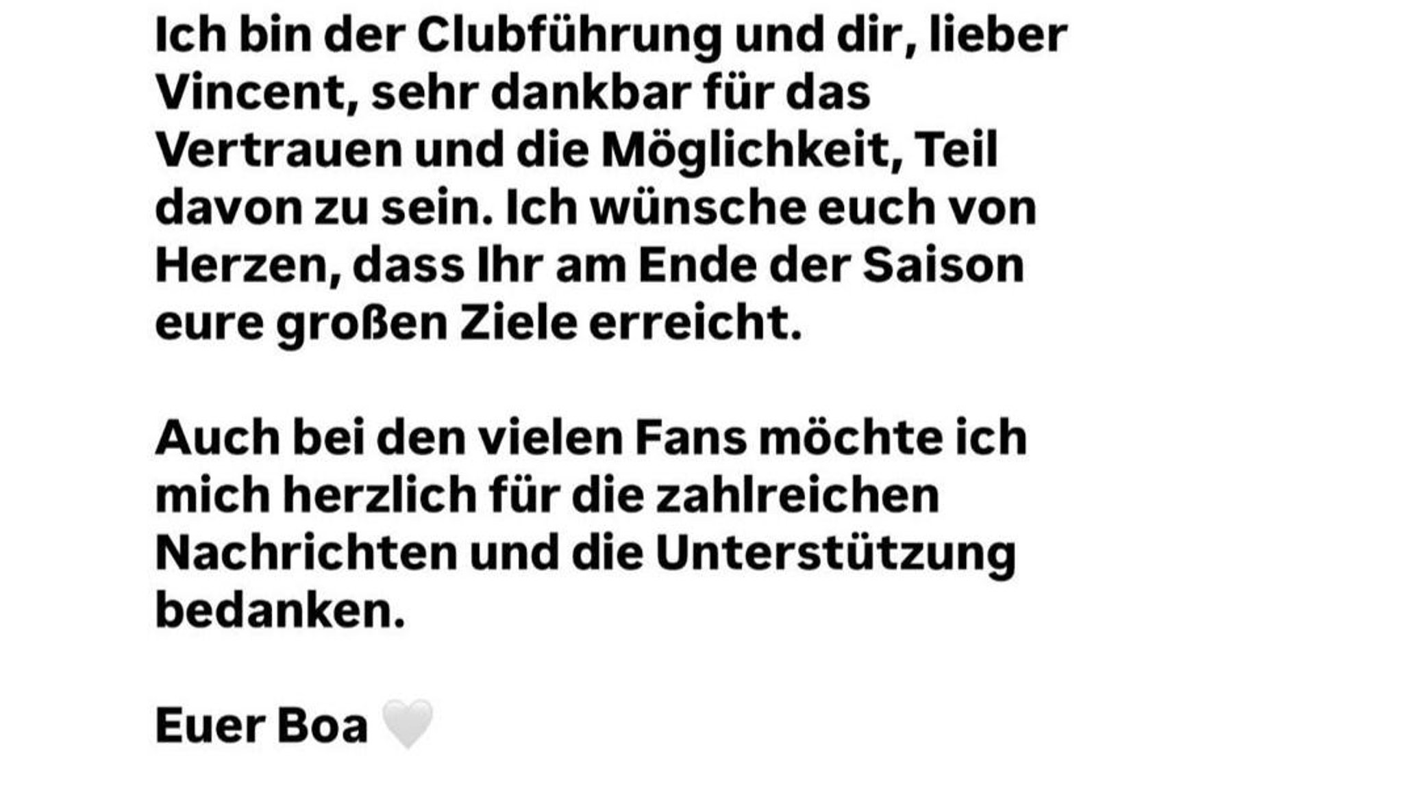 Boateng-Nachricht auf Instagram/2