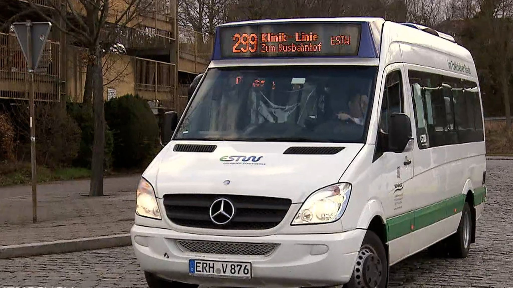 Bus der Kliniklinie in Erlangen.