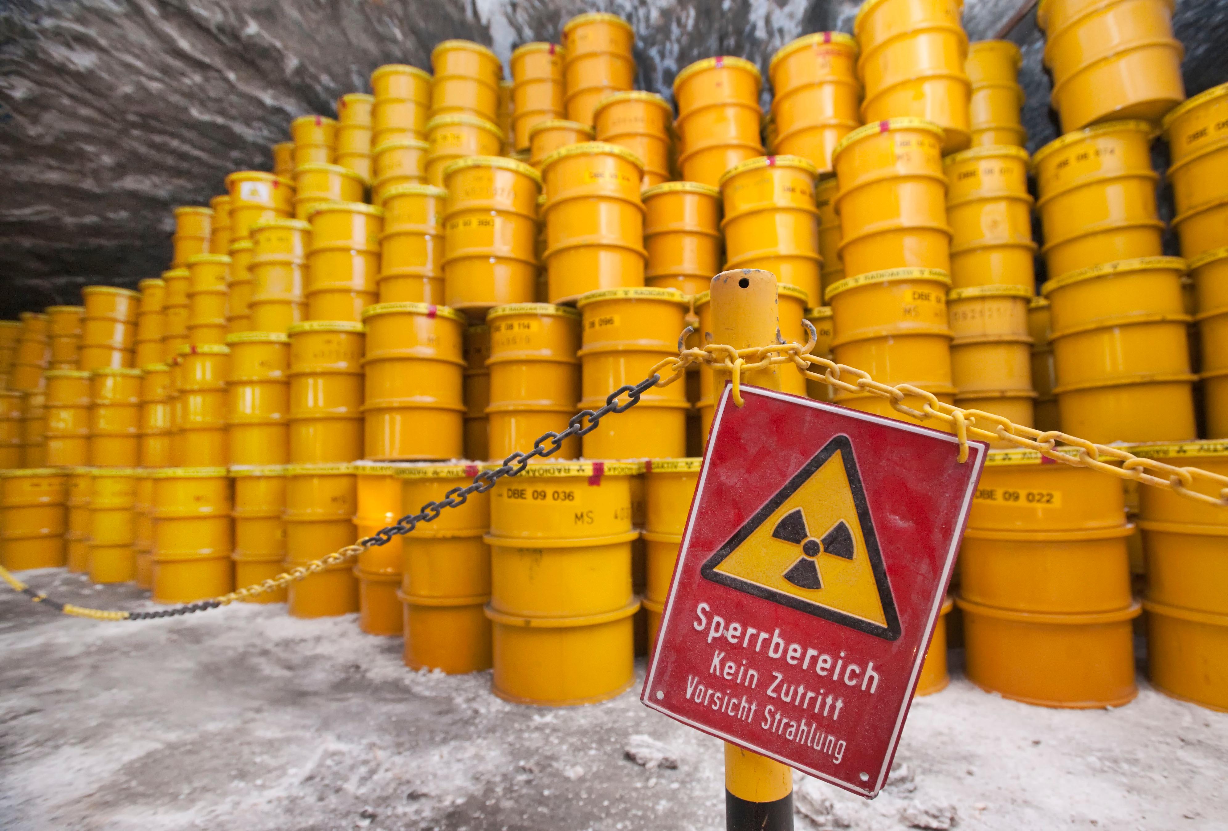 Atommüll-Fässer