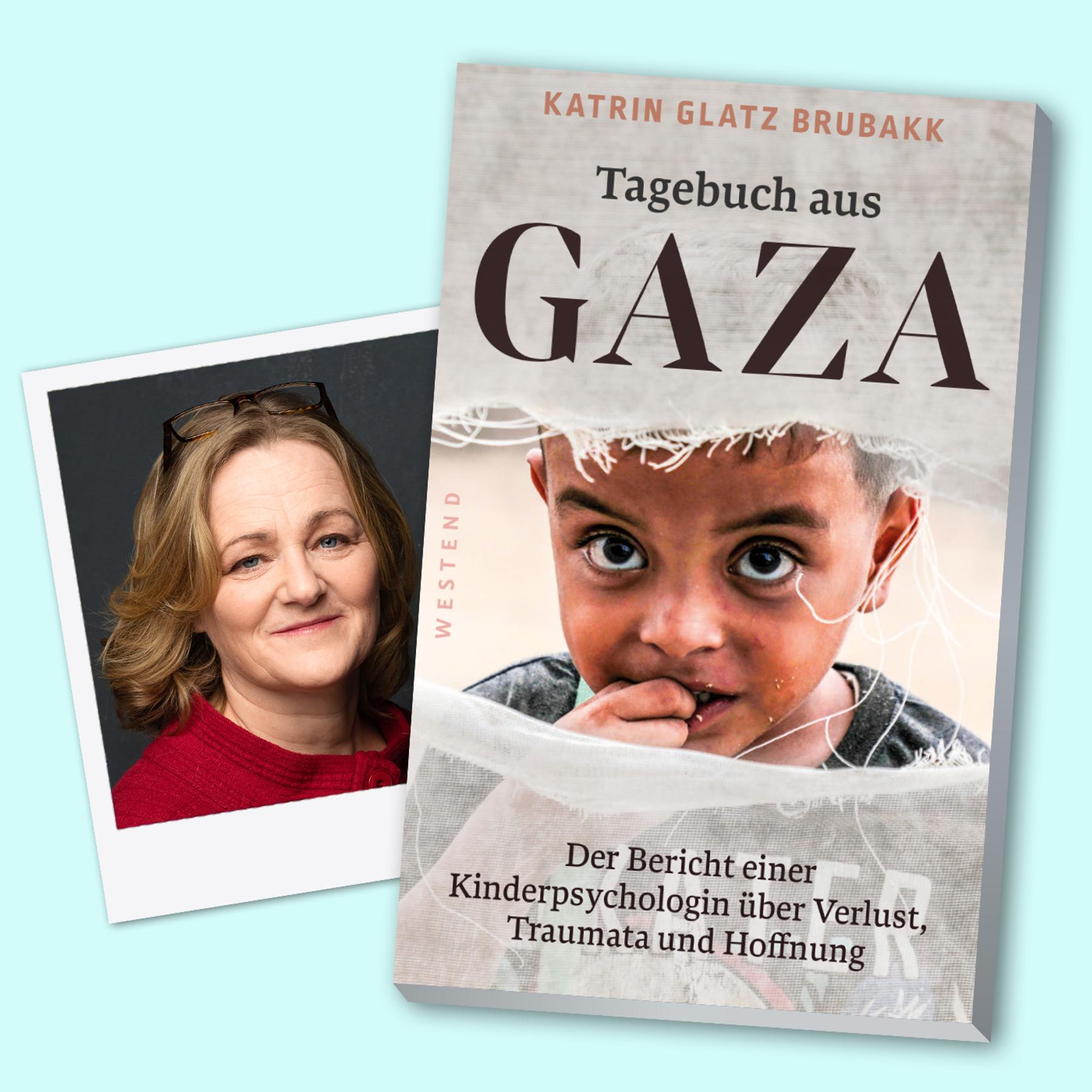 Überschrift: Katrin Glatz Brubakk stellt ihr „Tagebuch aus Gaza“ vor