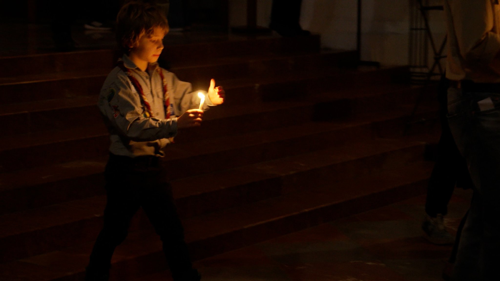 Friedenslicht in München empfangen