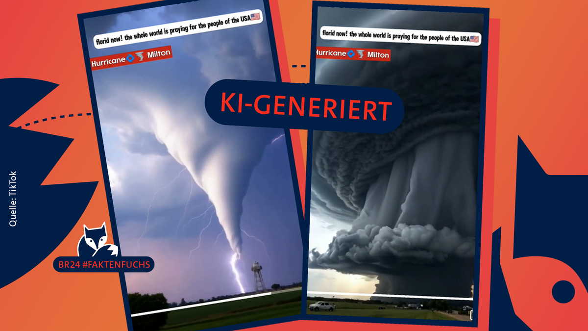 Auf TikTok grassieren angebliche Clips des Hurricane „Milton“, die das wahre Ausmaß der Katastrophe verzerren. 