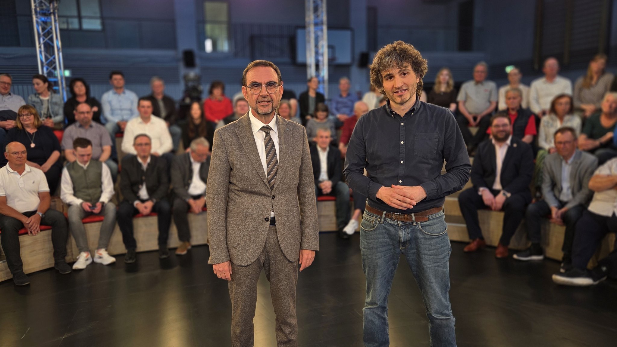 Klaus Holetschek und Ates Gürpinar stellten sich der Diskussion in Parkstetten