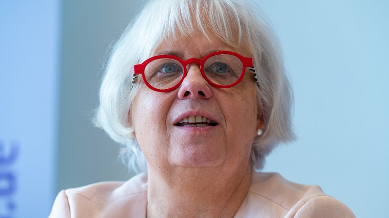 Sie ist gegen eine Frauenquote in der Landeskirche: Präsidentin der Landessynode, Annekathrin Preidel | Bild: picture alliance/dpa | Armin Weigel Sie ist gegen eine Frauenquote in der Landeskirche: Präsidentin der Landessynode, Annekathrin Preidel