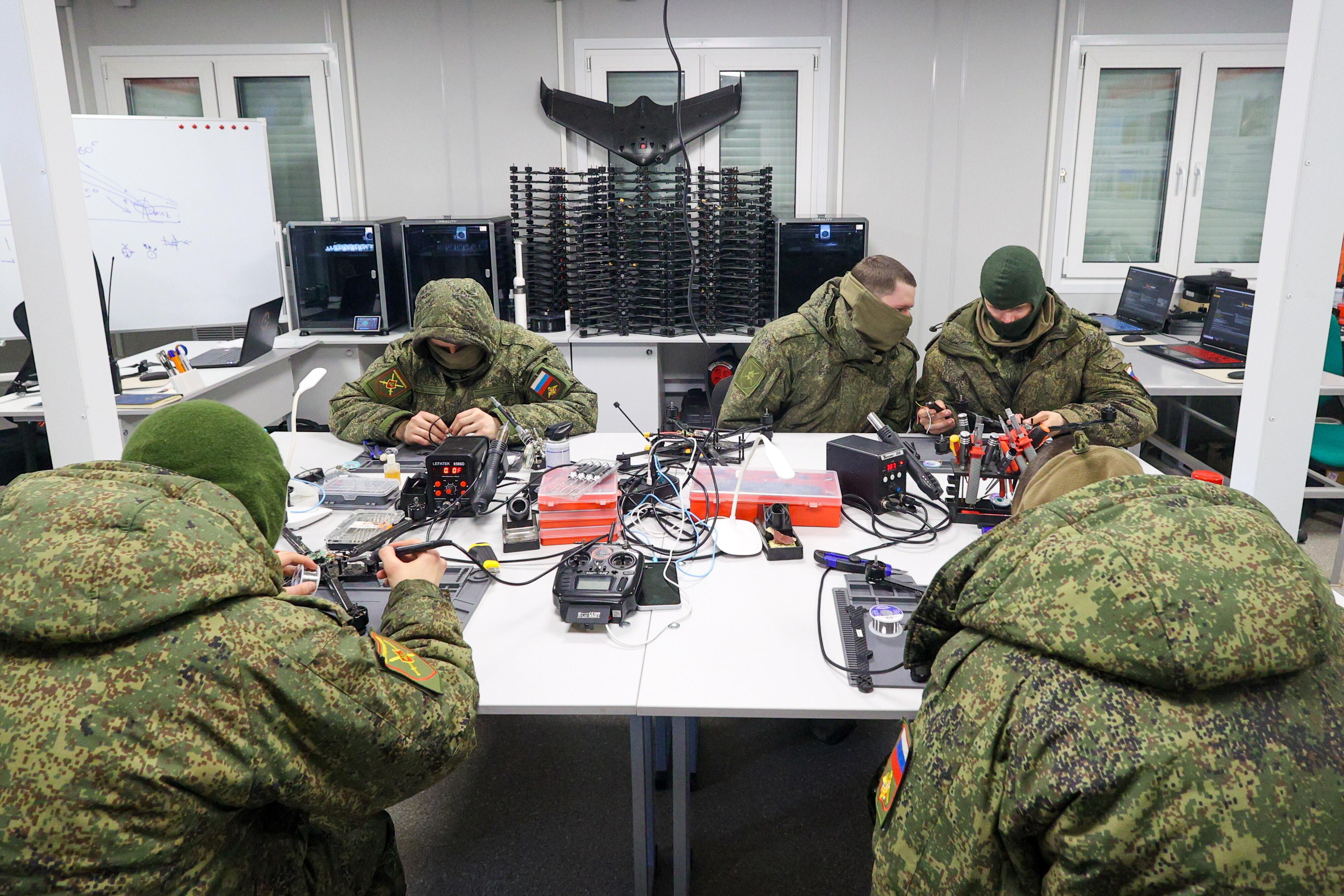 In einem Ausbildungszentrum nahe Wolgograd