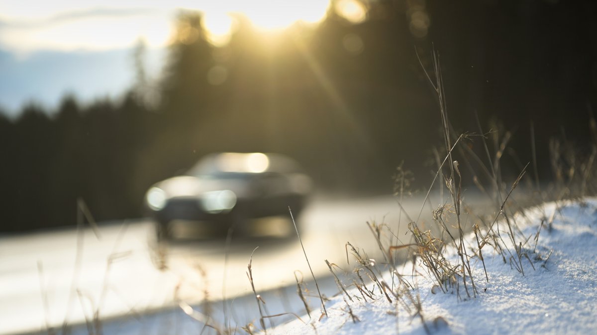 Eisige Temperaturen und Glatteis in Bayern