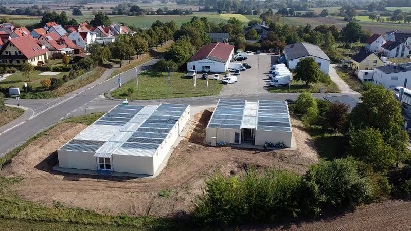 Wohn-Container als Unterbringungs-Möglichkeit für Geflüchtete. | Bild: BR Wohn-Container als Unterbringungs-Möglichkeit für Geflüchtete.