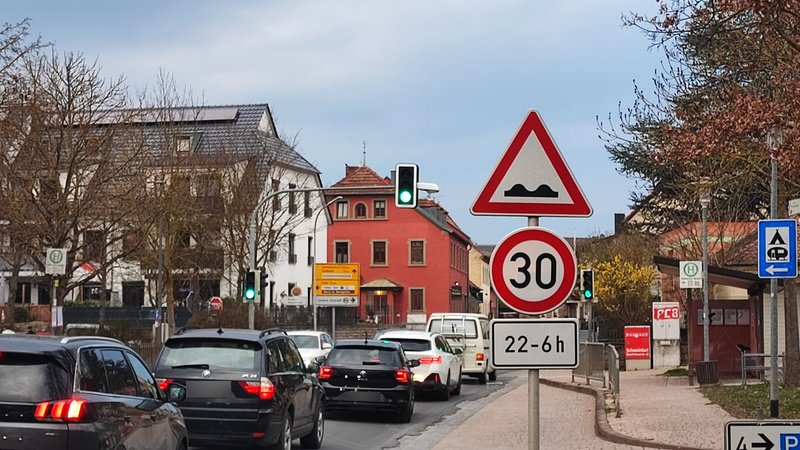 Die Gaibacher Straße in Volkach. | Bild: Jürgen Gläser / BR Die Gaibacher Straße in Volkach.