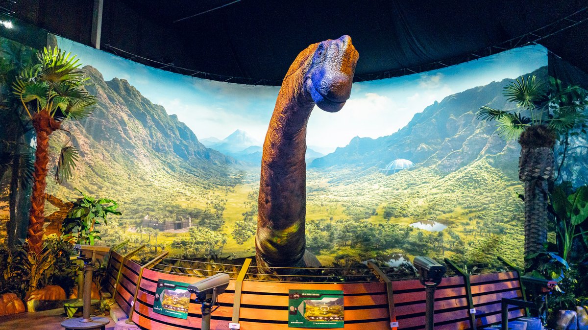 Jurassic World - The Experience. Blick in die Ausstellung