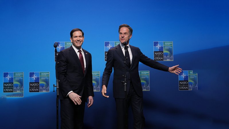 Mit Blick auf die Ostsee haben die NATO-Außenminister heute ihre Gespräche geführt. | Bild: Bayerischer Rundfunk 2026 Mit Blick auf die Ostsee haben die NATO-Außenminister heute ihre Gespräche geführt.