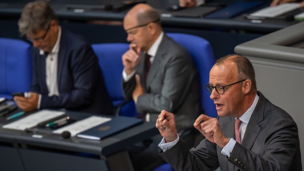 Generaldebatte im Bundestag: "Herr Merz, das musste jetzt sein"