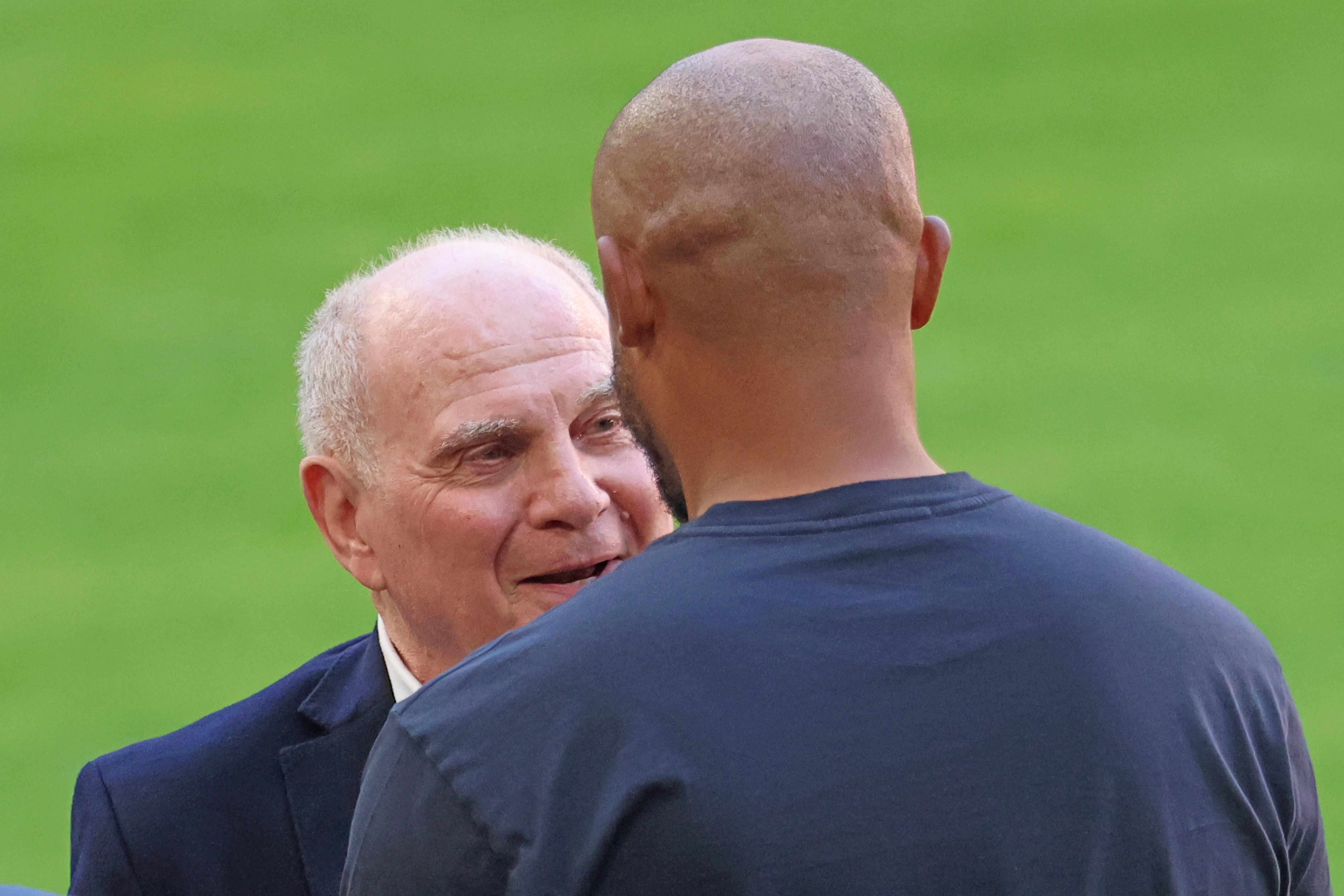 Uli Hoeneß und Vincent Kompany