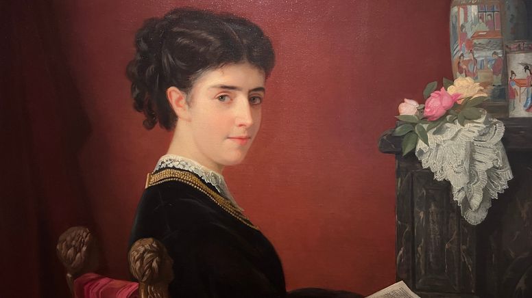 Dieses Portrait wurde 1868 von der Künstlerin Antoine Volkmar angefertigt und schaffte es sogar in die Nationalgalerie. | Bild:Staatliche Museen zu Berlin, Nationalgalerie / Klaus Göklen