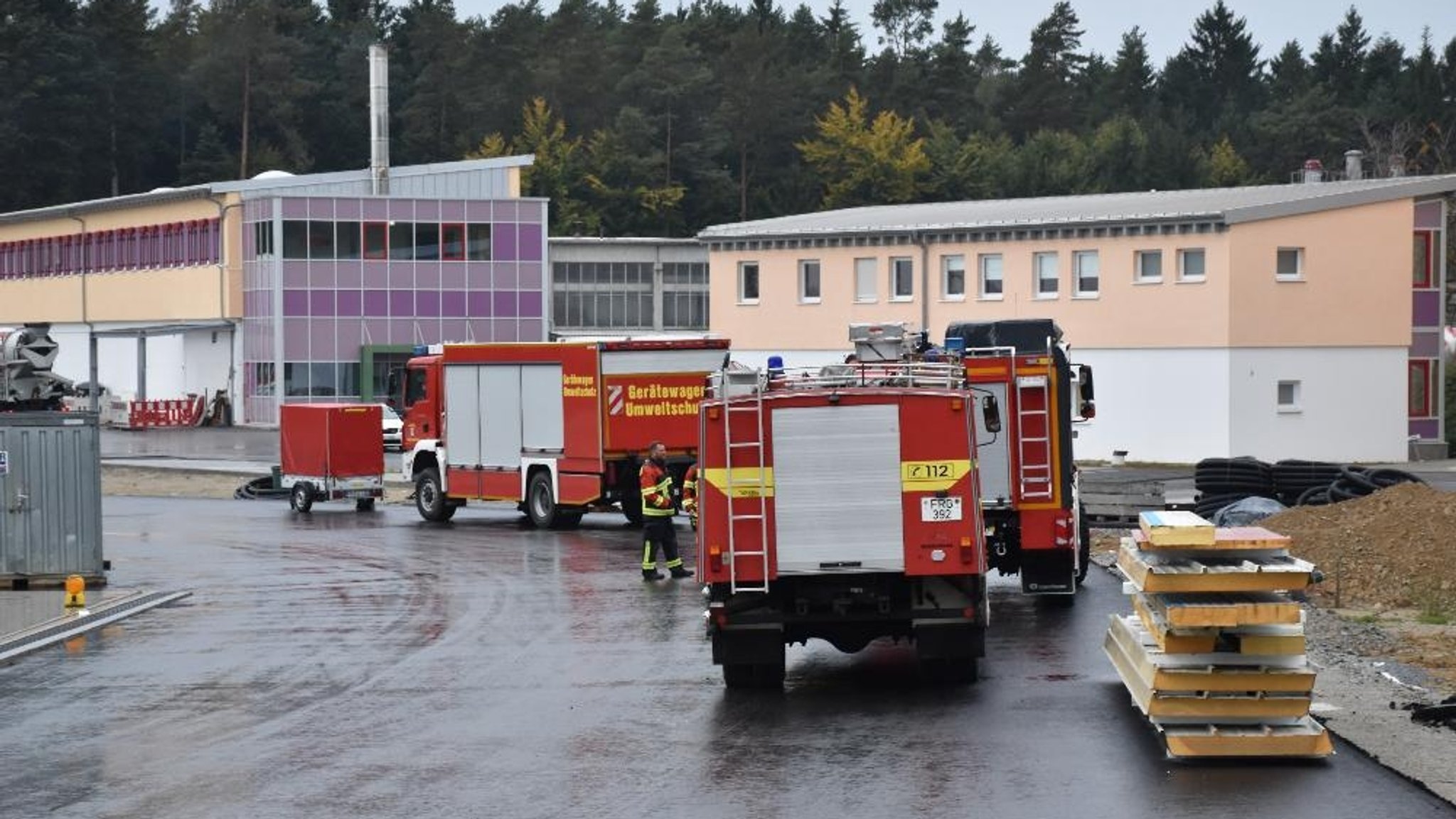 Großeinsatz im Röhrnbacher Ortsteil Außernbrünst wegen eines Gaslecks