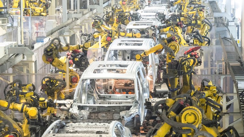 Chinesische Autoindustrie | Bild: dpa-Bildfunk/Xiao Yijiu Chinesische Autoindustrie