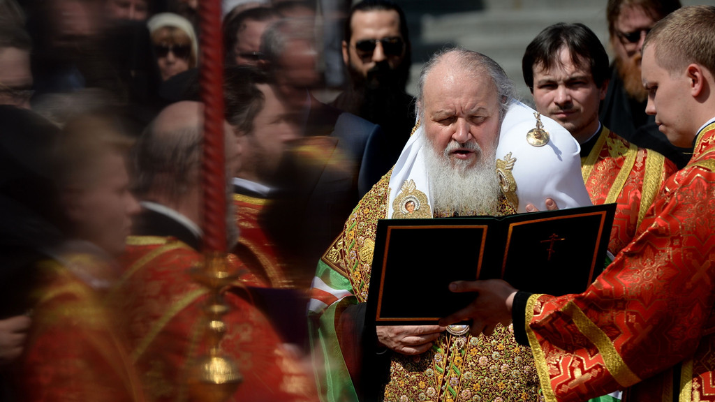 Der Moskauer Patriarch Kyrill I., Oberhaupt der russisch-orthodoxen Kirche, gilt als Putin-Getreuer.