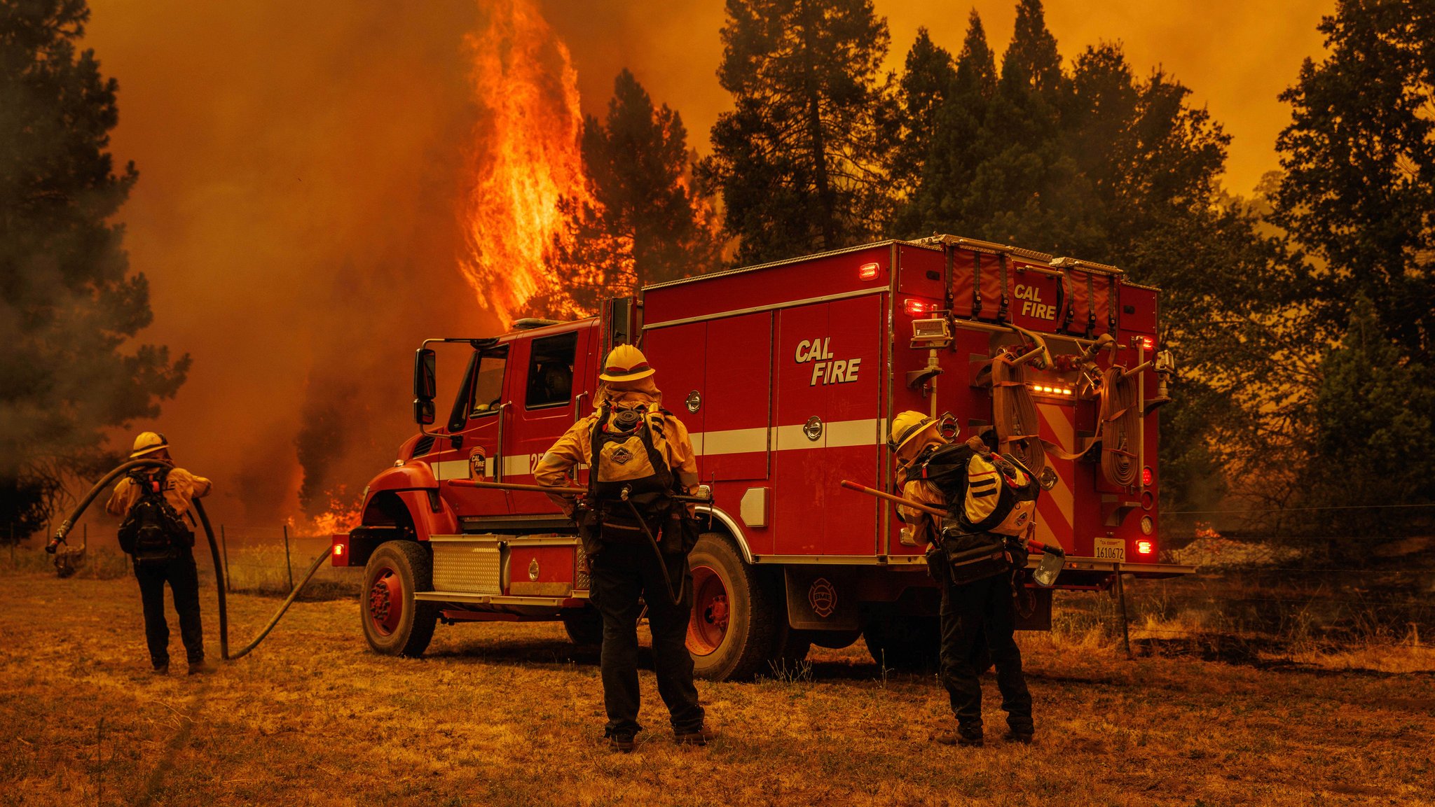 "Explosives Feuer" nahe US-Nationalpark Yosemite