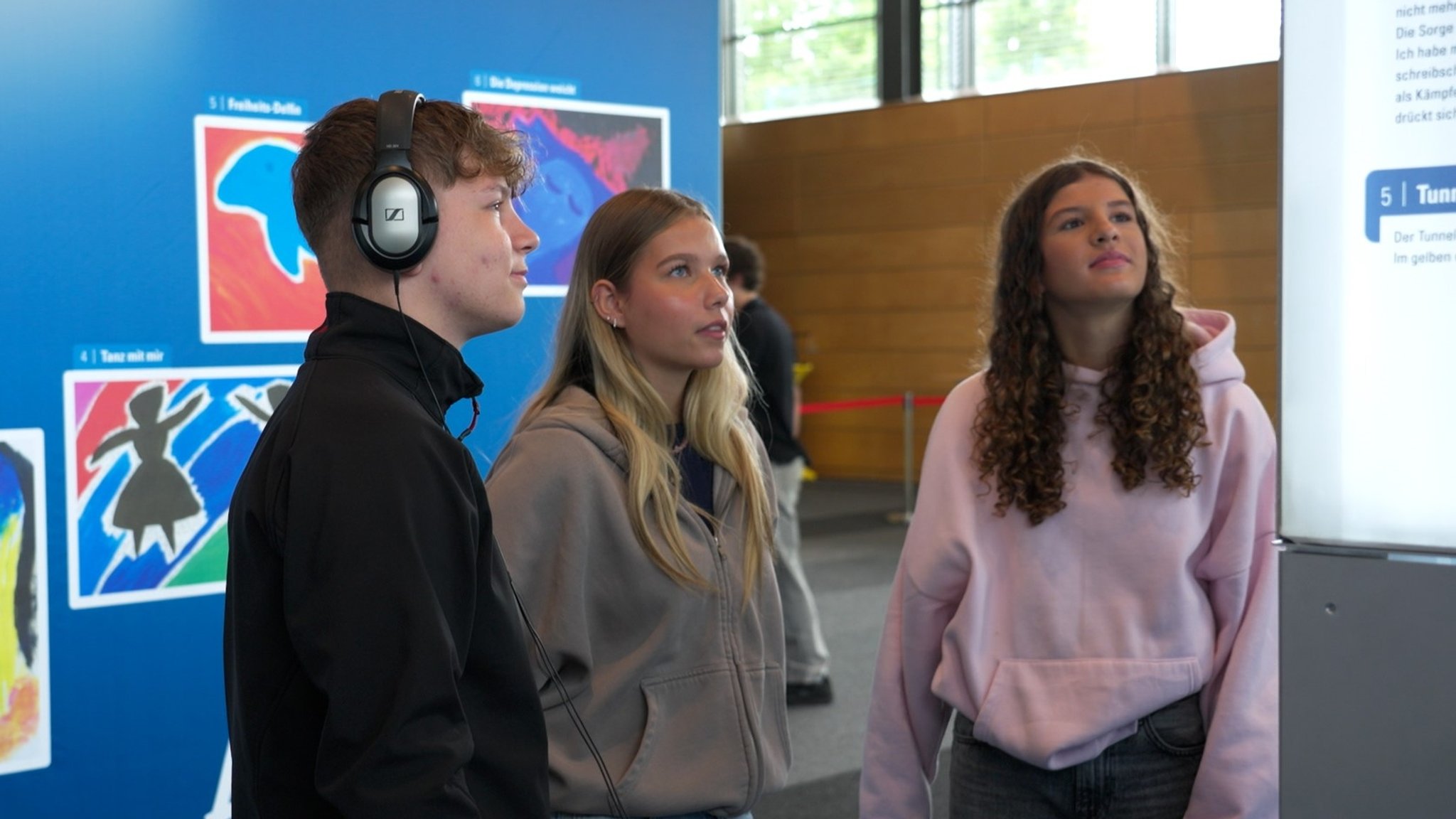 Junge Menschen auf den Präventionstagen in Burglengenfeld. | Bild: BR/Patrick Viertl Junge Menschen auf den Präventionstagen in Burglengenfeld.